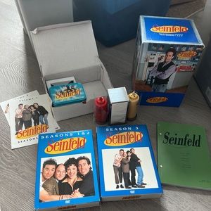 Seinfeld - Giftset (DVD, 2004, 8-Disc Set,
NIB SEINFELD SEASON 1,2,3W/ EXTRAS